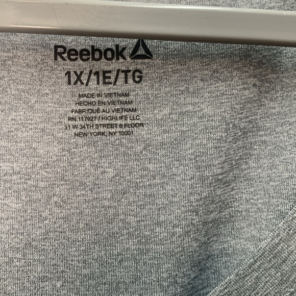Reebok Women's Running T-Shirt Performance Short Sleeve Workout Top, Size 1X - Picture 2 of 8